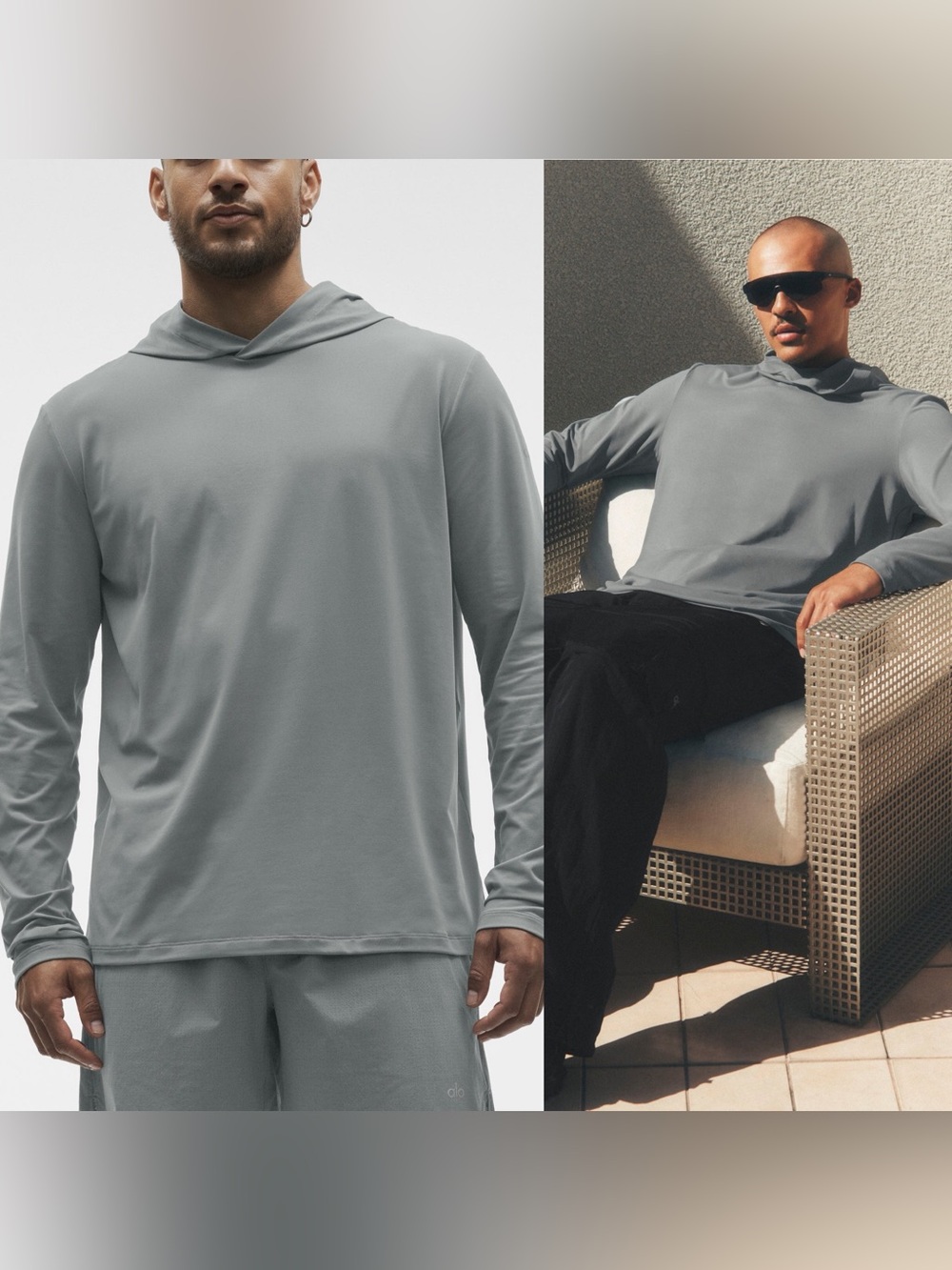 ALO Conquer Reform Long Sleeve With Hood sz XL